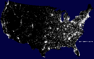 2010 U.S. Population Density Map