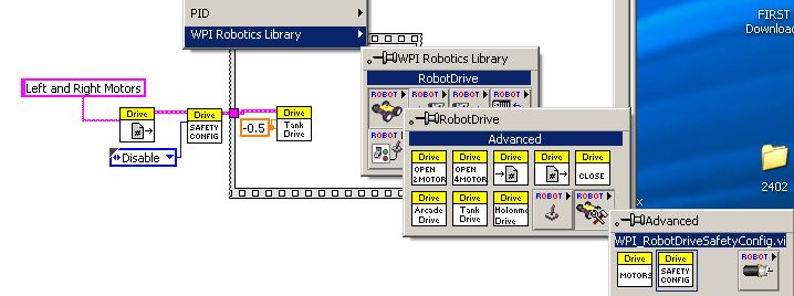 LabVIEW Safety vi Disable